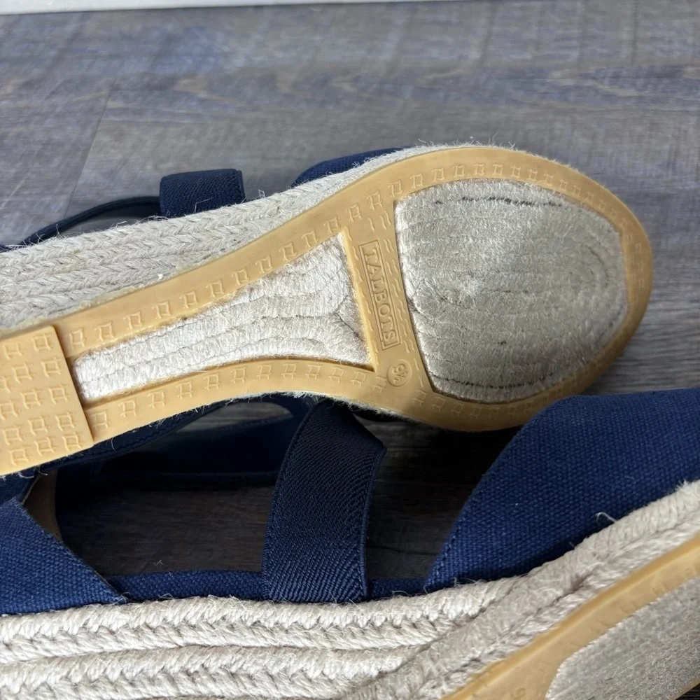 Talbots LYNDSAY D'ORSAY ESPADRILLE WEDGES - Picture 10 of 12